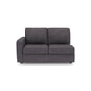 Apollo Sofa (Colour : Steel, Cushion : Hard, Back Type : Regular, Seating Capacity : Right Aligned 2 Seater + Right Aligned Chaise)