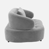 Henry Velvet 1 Seater Sofa Grey Color