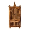 ium Sheesham Wood  Prayer Unit in Teak Finish