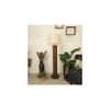 Cedar Beige Jute Floor Lamp with Beige Jute Base