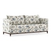 Florence Luxe 3 Seater Fabric Sofa in Adrian Velvet Colour