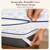 Loom and Needles 2 Layered Gel Memory Foam Mattress Topper Soft 78x72