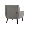 Azriah Boucle Fabric Accent Chair in Grey