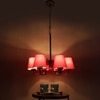 Devansh Black Wall Mounted Lamp With Black Cotton Shade