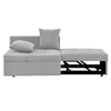 Midora 1 Seater Pull Out Sofa cum Bed  in Grey Colour