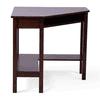 Collins Solid Wood Study Table in Dark Walnut Finish