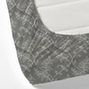 Light Grey Floral 180 TC Fitted 1 King  Bedsheet with 2 Pillow Covers