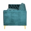 Elden Fabric Sofa (Teal Blue)