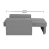 Barato  Pull Out Sofa cum Bed  in Grey Colour