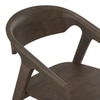 Hague Solid Wood Dining Armchair In Danish Walnut Finish