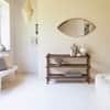 Quinlynn Mango Wood Console Table in Provincial Teak Finish