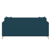 Daraco Velvet 3 Seater Sofa in T Blue Color