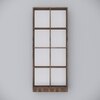 8 Shelves Open Multipurpose Matrix Kitchen Cabinet In Cochwood Brown Finish