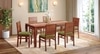 Atlas Crest Storage Solid Wood 6 Seater Dining Table In Honey Finish
