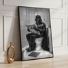 The Castle Decor Dark Space Villain Wall Art Framed Painting 20x30 Inch