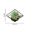 Artificial Succulent Indoor Plant With A Metal Stand