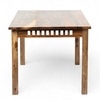 Oakmont Sheesham Wood Accent 6 Seater Dining Table Set
