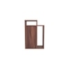 Akari Engineered Wood Bedside Table in Walnut Finish