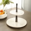 Marble Harmony Two-Tier Display