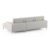 Chelsea Right Aligned 3 Seater Sectional Fabric Sofa (Vapour Grey)