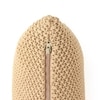Moss Knit Cotton Cushion Cover  Cuban Sand 12X20  Inches