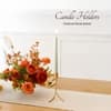 Radiant Gold Candle Holder Elegance