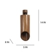 Cedar Brown Solid Wood Wall Lights