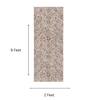 Neulooms Handloom Knotted Reversible Flatweave Runner Rug Chocolate Brown or Ivory 2x9