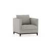 Florence Essential 1 Seater Fabric Sofa in Vapour Grey Colour