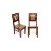 Oliver Sheesham Wood Set of 2 Dining Chairs in Teak Finish