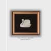 Artistry Black White Antique Swan Canvas Wall Prints Canvas Wall Prints Set of 1 Multicolor Matte
