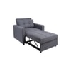 Gilbertson 1 Seater Fold Out Sofa cum Bed  in Grey Colour