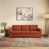 Apollo 3 Seater  Fabric Sofa In Lava Colour