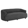Morgen Boucle Fabric 3 Seater Sofa In  Dark Grey