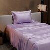 Stoa Paris Single Bedsheet with 1 Pillow Cover sheet with Night Lilac