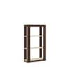 DCanape Pamir 3 Engineering Wood Book Shelf Dark Acacia Light Acacia Finish