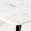 Acme Metal 6 Seater Dining Table in Black Powder Finish