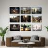 The Castle Decor Jesus Wall Art Set of 9 8x12 Inch