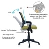 Ddeasirea Mid Back Ergonomic Chair in Pearl Green Colour