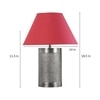 Ohagun carved metal table lamp
