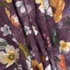 Tara Purple Floral Cotton Comforter Double Bed Reversible 350 Gsm Size 240 X 220 Cms