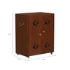 D'Dass Big Wooden Temple For Pooja Cabinet In Home and Office With Door