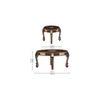 Soundarya Solid Wood Coffee Table In Walnut Finish