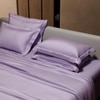 Stoa Paris Super King Size Bedsheet with 4 Pillow Covers  Size Night Lilac