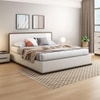 Baltoro Engineered Wood King Size Hydraulic Storage Bed In White Finish