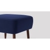 Billie Ottoman Color in Navy Blue