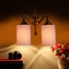 Devansh Metal Electric Wall Light in Grey Colour with Grey Shade Count of 2 Lights