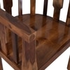 Puchu Solid Wood Arm Chair in Honey Oak Colour