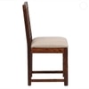 Aura 4 Seater Dining Set with Cushioned Chairs in Beige Colour