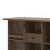 Caledonia Bar Unit, Finish -Danish walnut